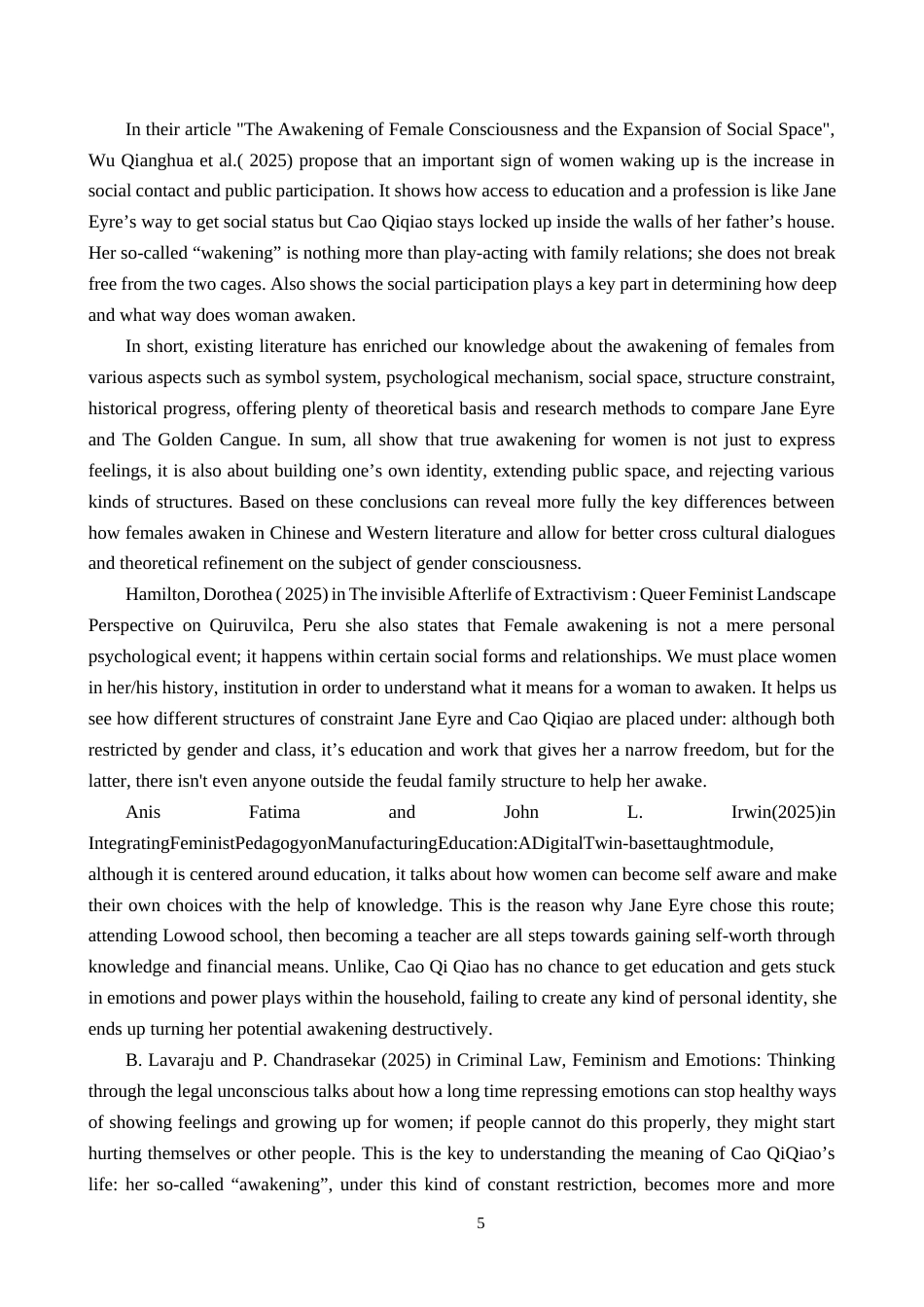 26年WH英语《简-爱》与《金锁记》女性觉醒路径差异探析(9176字).docx_第7页