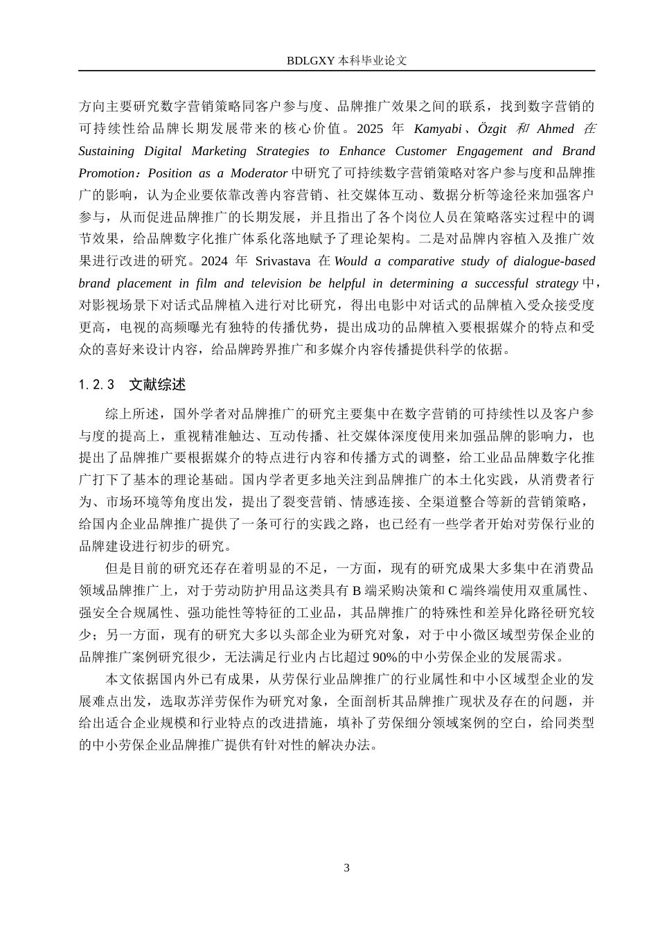 26年WH工商管理 苏洋劳动防护用品有限公司品牌推广策略研究4.86-AI8.46(17638字).docx_第7页