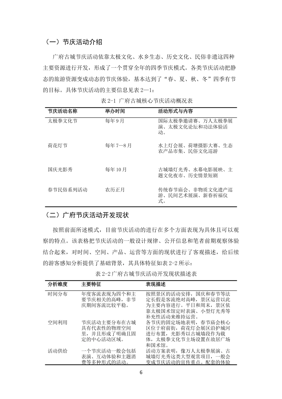 26年WH旅游管理与服务教育 基于游客感知视角的广府古城节庆活动优化策略研究1.75-AI5.84-约10012字符.docx_第6页