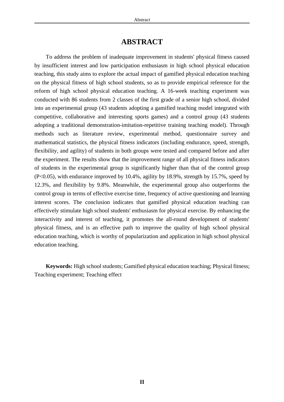 26年WH体育教育 体育游戏化教学对高中学生身体素质的影响研究12.68-AI84.93-约14899字符(14828字).docx_第2页