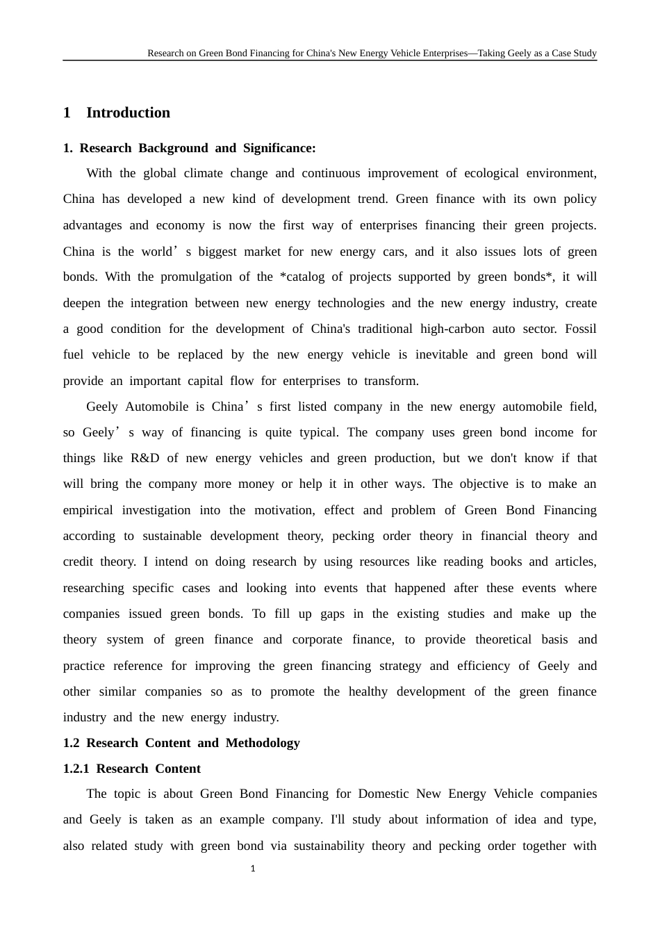 26年WH商务英语会计 中国新能源汽车企业绿色债券融资研究--以吉利为案例0.8- A I3.14_1-约56535字符.docx_第5页