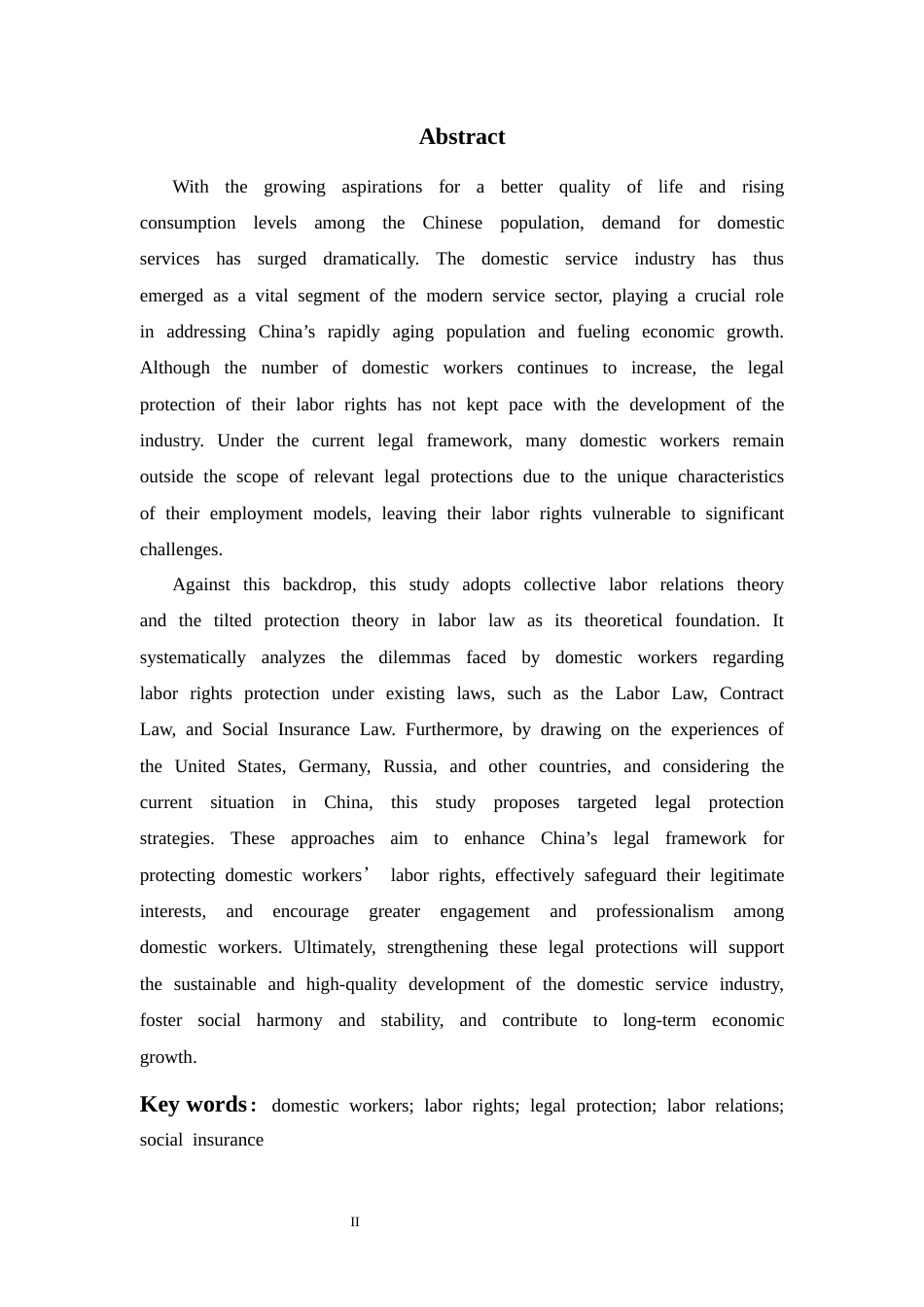 26年WH家政服务人员劳动权利的法律保护问题研究-约18722字符.docx_第5页