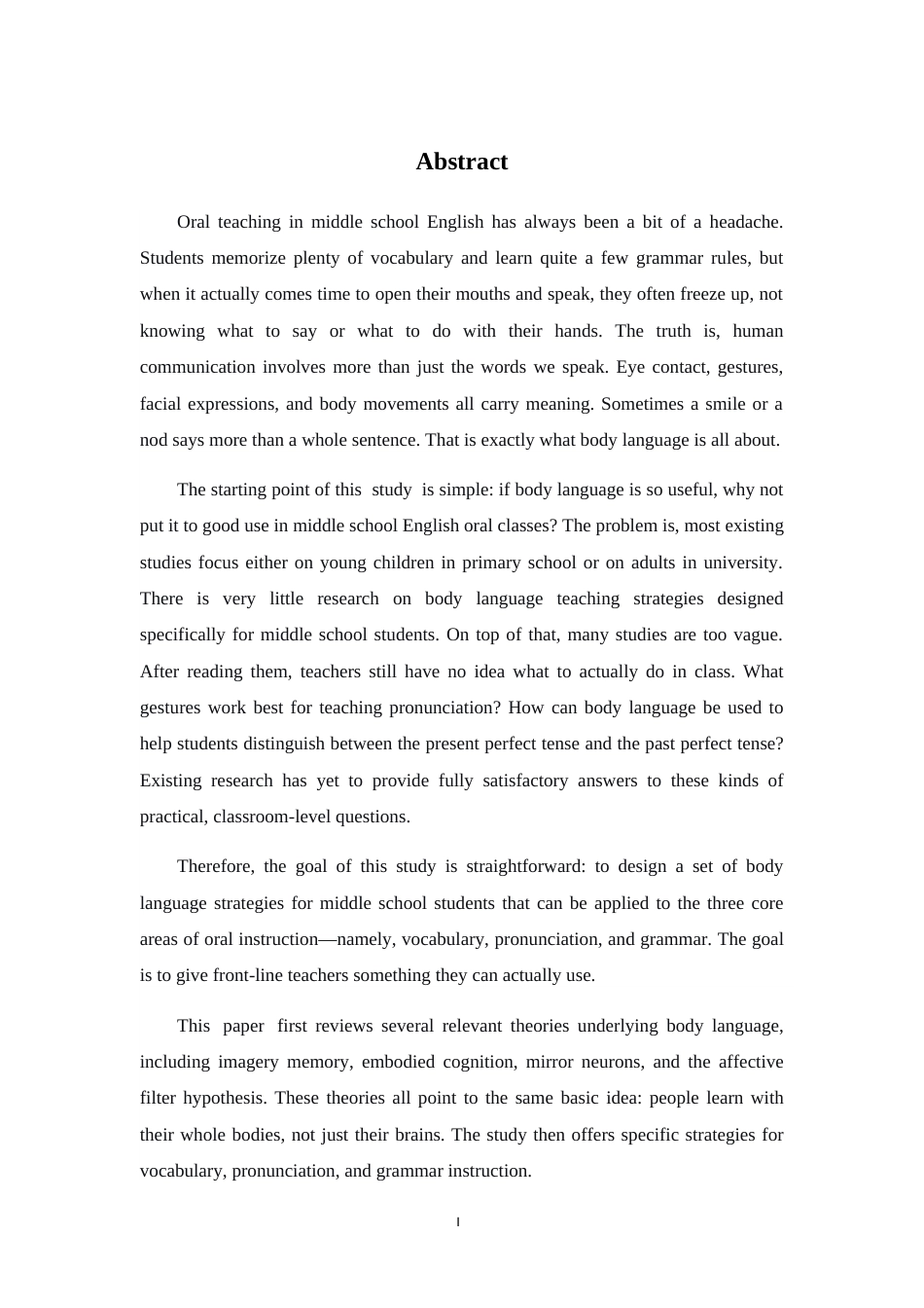 26年WH26年WH英语 The Application of Body Language in Oral English Teaching in Secondary Schools0.67-AI30.02-母语肢体语言在中学英语口语教学中的应用0.67-AI30.02-约66728字符.docx_第3页