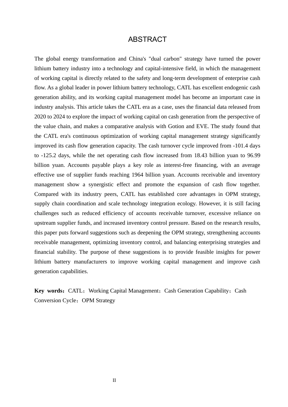 26年WH会计学(ISEC) 基于营运资本管理的动力电池制造企业现金创造能力研究—以宁德时代为例7.51-AI15.76_1-约18138字符.docx_第3页