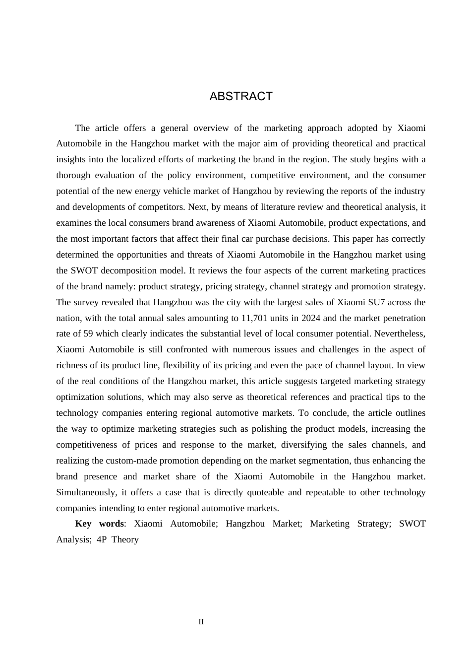 26年WH商务英语 小米汽车在杭州的营销策略研究(14278字).docx_第3页