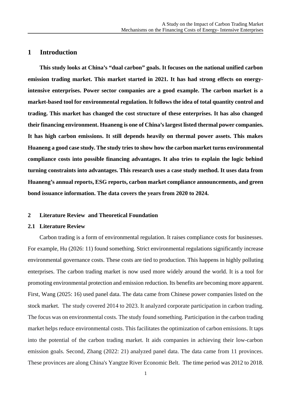 26年WH商务英语(国际金融) 碳交易市场机制对能源密集型企业融资成本的影响研究1.04- A I17.56-约27549字符.docx_第6页