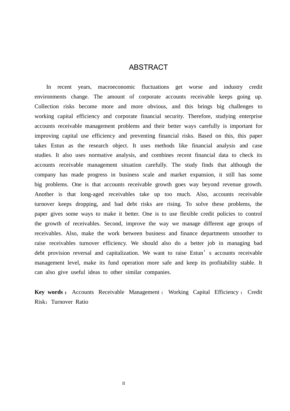 26年WH会计学本科 埃斯顿应收账款管理问题分析8.83-AI29.19(17900字).docx_第2页