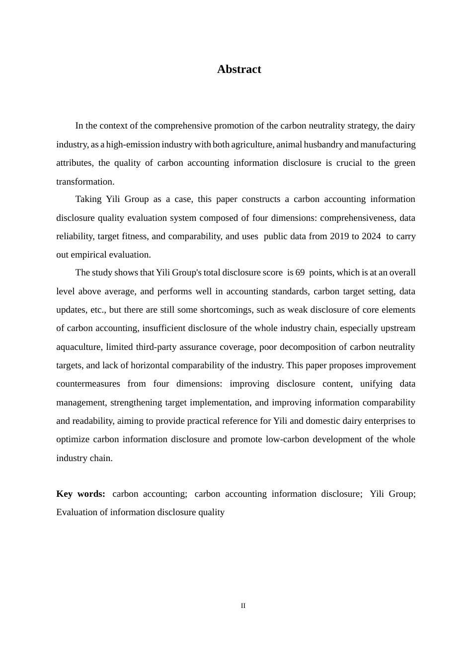 26年WH会计学 碳中和视角下伊利集团碳会计信息披露质量评价研究7.46-AI18.16-约13846字符.docx_第2页