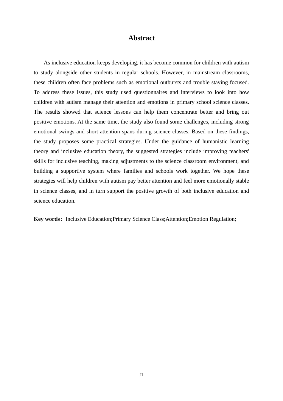 26年WH科学教育 小学科学课堂中自闭症儿童注意力和情绪调节现状调查6.41-AI6.58-约15411字符.docx_第2页