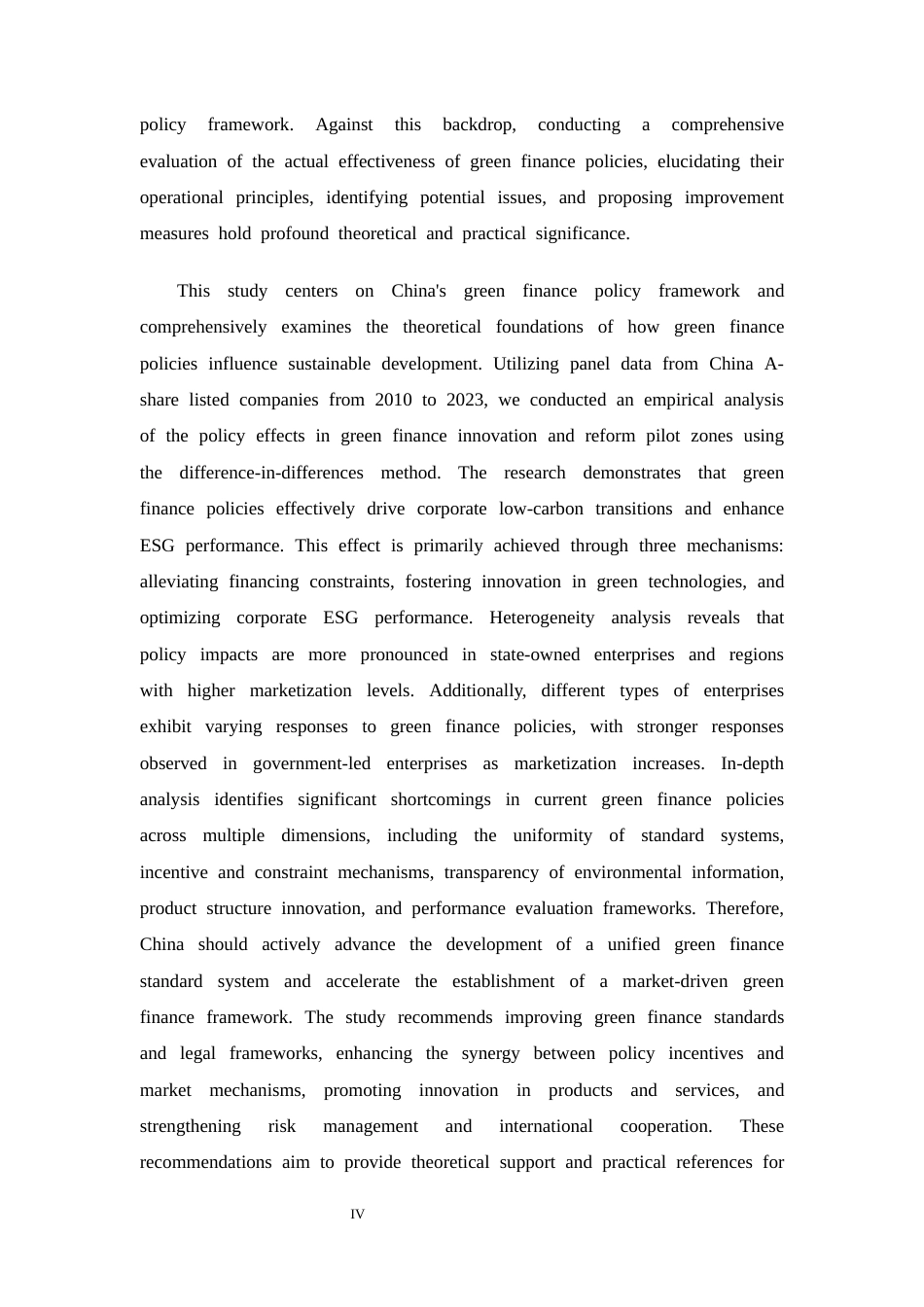 26年WH金融工程 绿色金融政策对可持续发展的影响研究18.3-AI15.35-约22464字符.docx_第4页