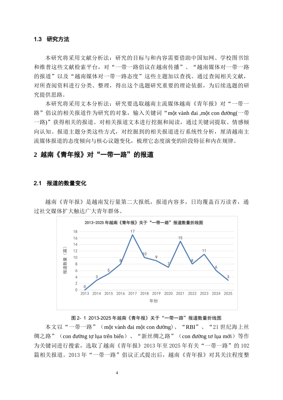 26年WH越南语 越南主流媒体对中国“一带一路”倡议报道的态度演变研究——以越南《青年报》的相关报道为例2.02-AI13.0-约13213字符.docx_第6页