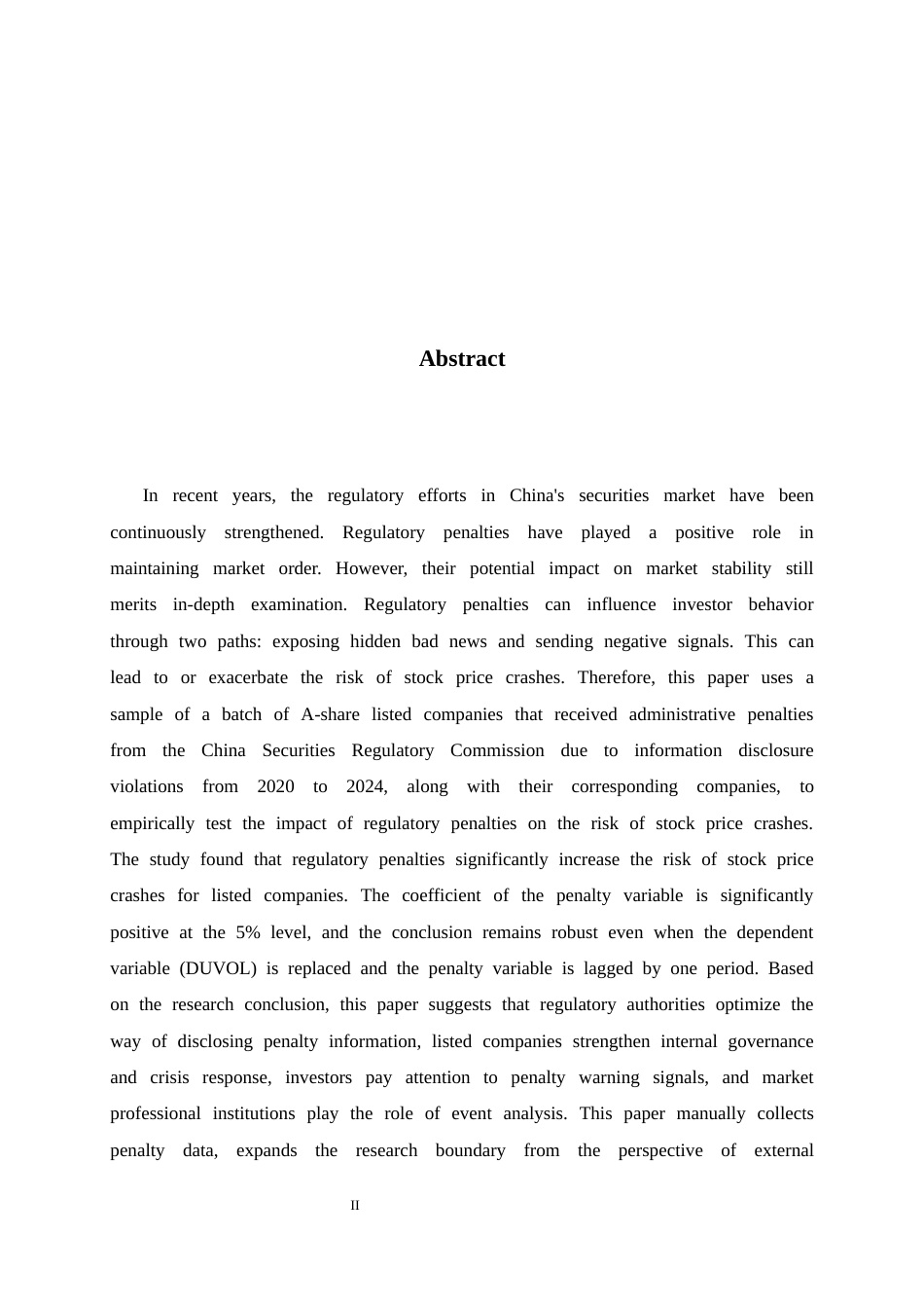 26年WH金融工程 监管处罚对股价崩盘风险影响的实证研究21.17-AI14.34-约13928字符.docx_第2页