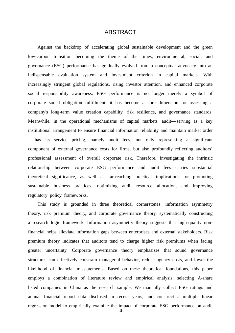26年WH审计学 企业ESG表现对审计费用的影响研究12.11-AI5.83(17572字).docx_第2页
