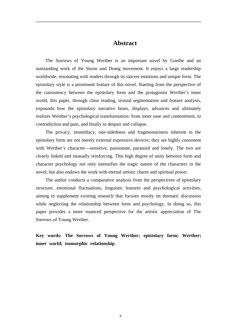 26年WH汉语言文学 《少年维特之烦恼》书信体叙事与维特心理世界的同构性研究10.04-AI1.43-约12448字符.doc_第2页