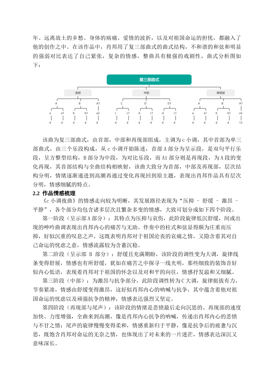 26年WH音乐表演本科 肖邦作品触键技巧性与艺术性研究-以《c小调夜曲》Op.48 no.1为例5.17-AI25.28-约10741字符.docx_第6页