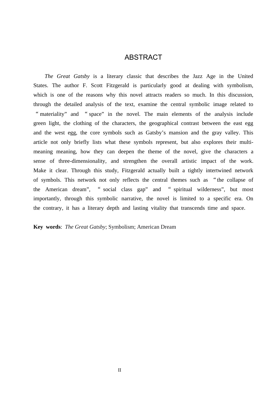 26年WH英语 象征主义手法在《了不起的盖茨比》中的运用(7997字).docx_第3页