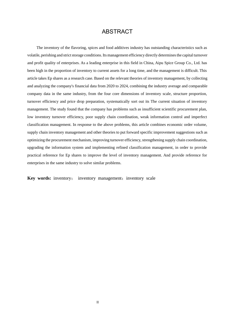 26年WH财务管理 爱普股份存货管理问题研究4.68-AI20.55(13181字).docx_第2页
