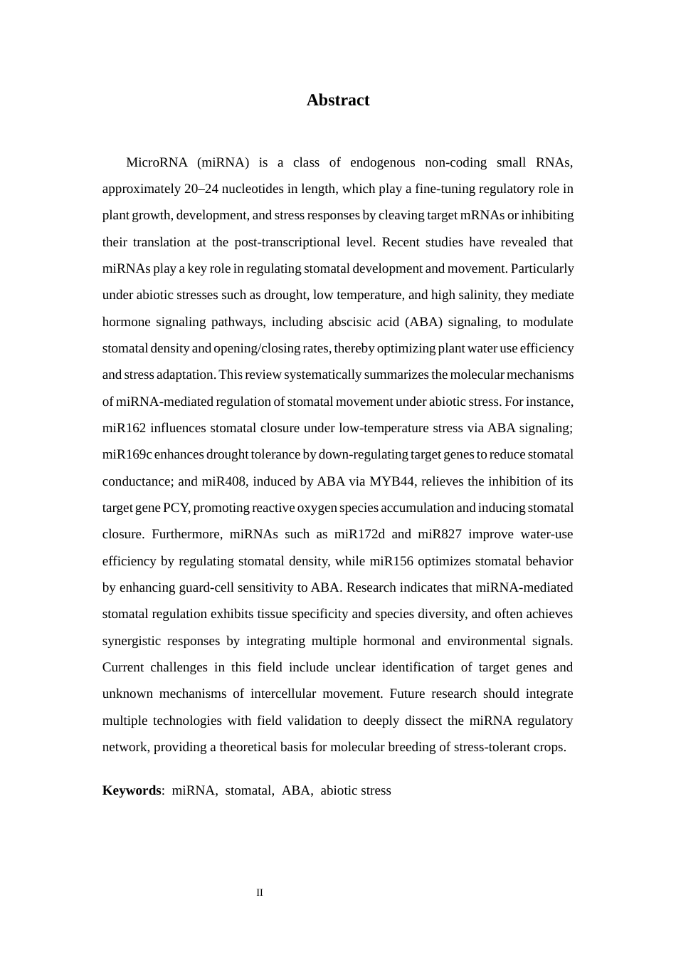 26年WH生物科学 miRNA在调控气孔发育以及运动中的研究进展11.95-AI31.43-约18929字符.docx_第5页