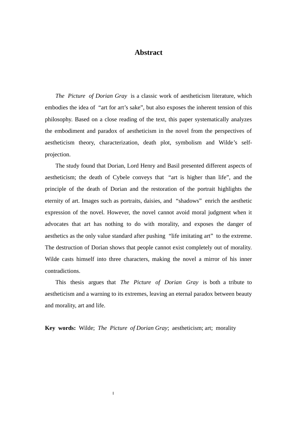 26年WH英语 A Study of Aestheticism in The Picture of Dorian Gray8.51-AI7.33-方言《多里安·格雷的画像》中的美学研究8.51-AI7.33-约54715字符.docx_第2页