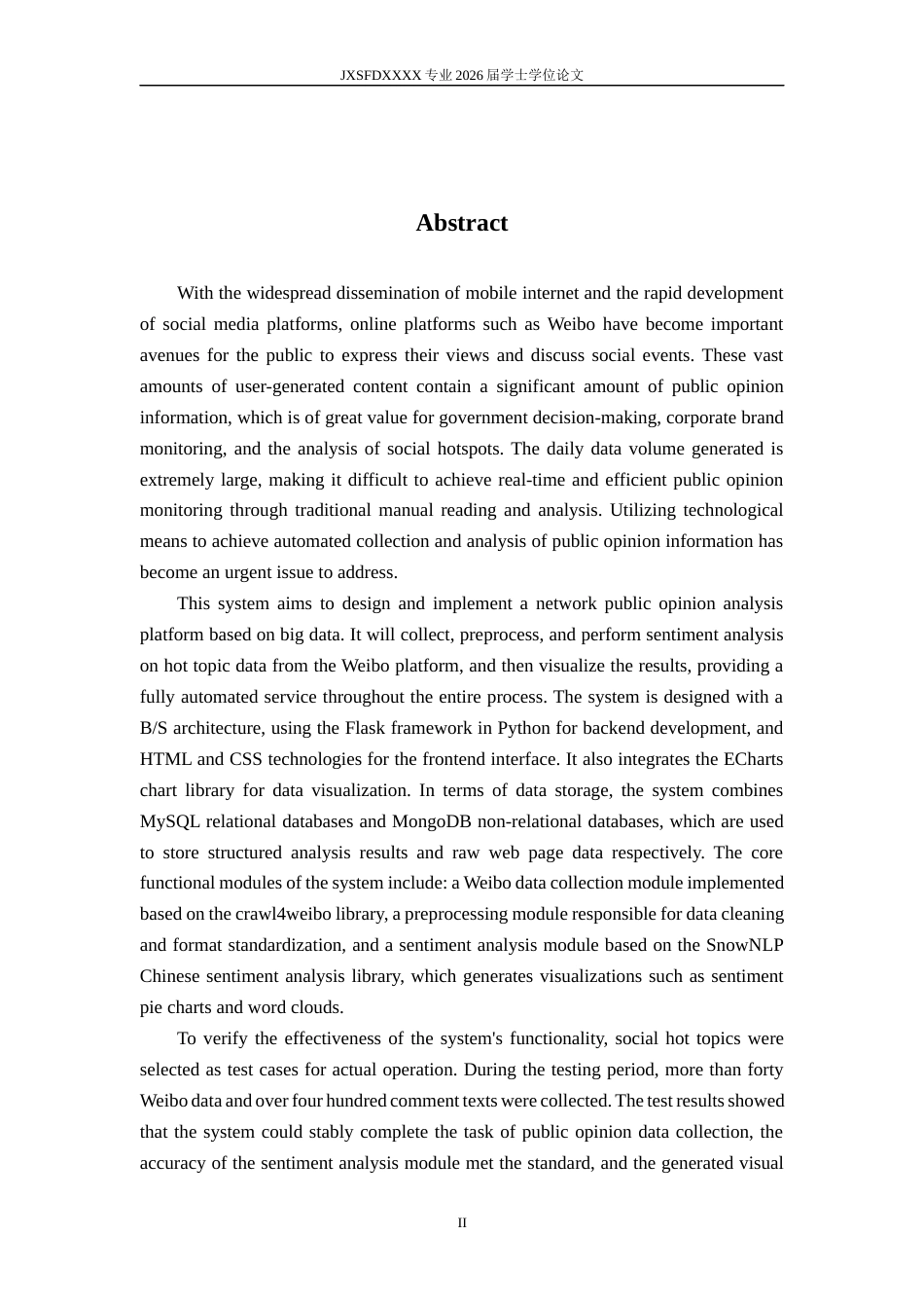 26年WH人工智能 基于大数据的网络舆情分析系统17.75-AI13.95_1-约15708字符.docx_第2页