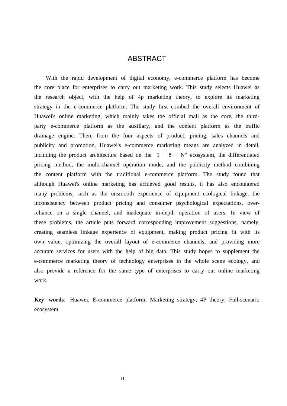 26年WH商务英语-华为在电商平台的营销策略研究(7511字).docx_第3页
