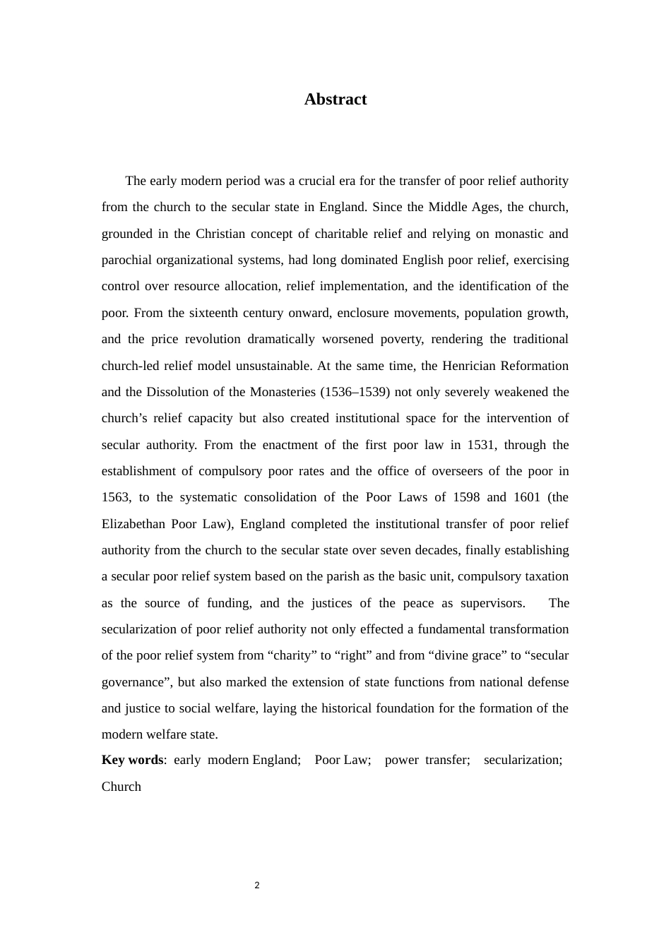 26年WH历史学 近代早期英国济贫权力世俗化转变11.59-AI32.49_1-约18256字符.docx_第2页