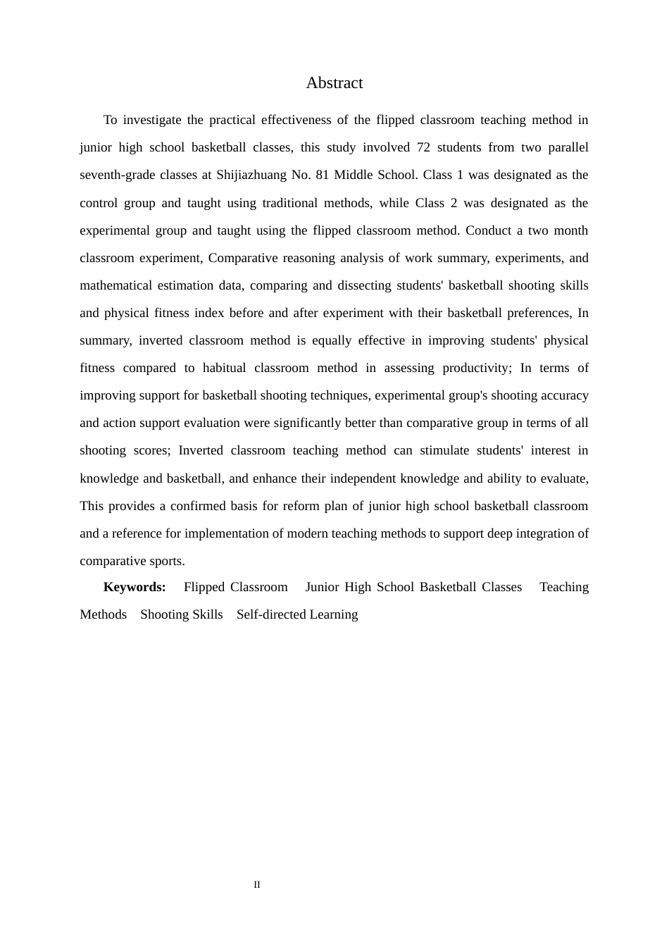 26年WH体育教育 翻转课堂教学法在初中篮球课中的应用研究-以石家庄第八十一中学为例8.09-AI8.69_1-约13432字符.docx_第2页