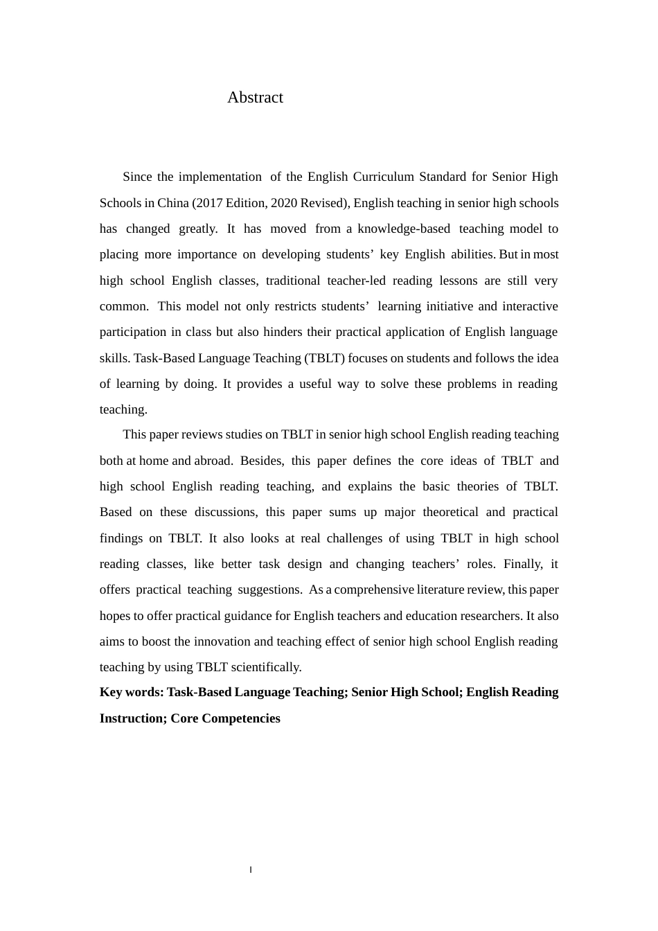 26年WH26年WH英语 A Literature Review on the Application of Task-based Language Teaching in Senior High School English Reading Classrooms5.03-AI18.7-英语任务型语言教学在高中英语阅读课堂中应用的文献综述5.03-AI18.7-约50968字符.docx_第1页