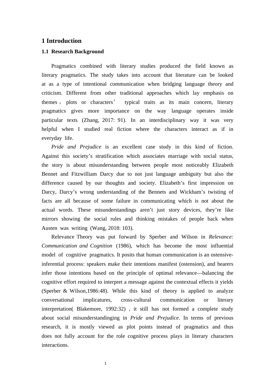 26年WH英语 关联理论视角下《傲慢与偏见》的社交误解：语用推理偏差与人物认知根源1.16-AI11.04-约50062字符.docx_第5页
