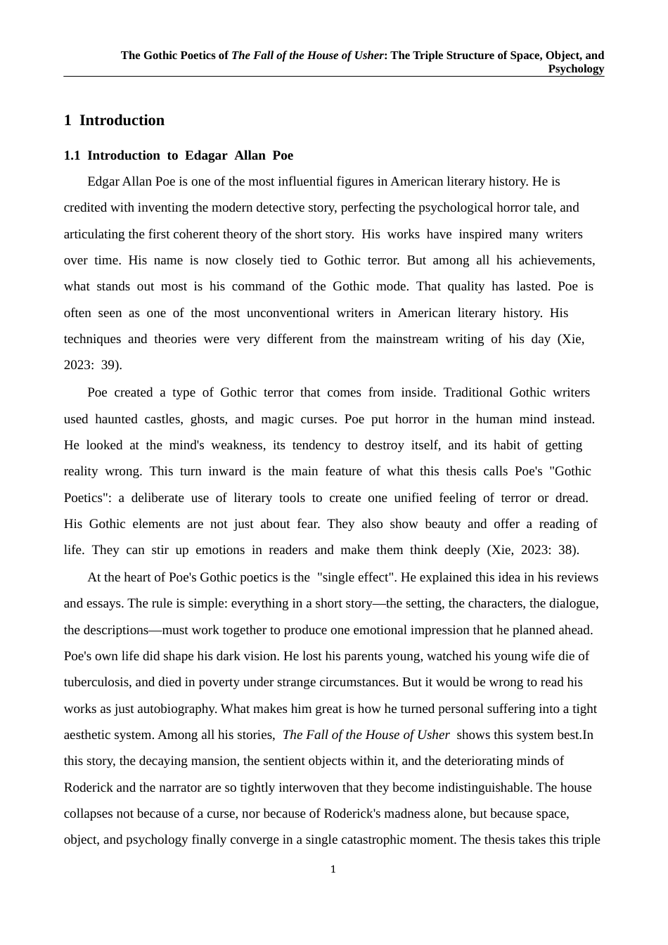 26年WH英语 亚瑟之家的倒塌的哥特式诗意空间对象与心理学的三重结构1.89- A I26.16-约39779字符.docx_第5页
