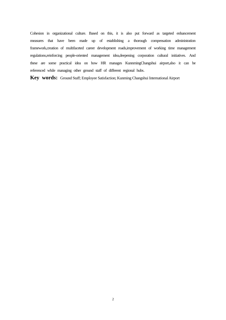 26年WH航空服务艺术与管理本科 机场地勤人员员工满意度提升策略研究—以昆明长水国际机场为例9.77-AI6.69-约13002字符.docx_第6页