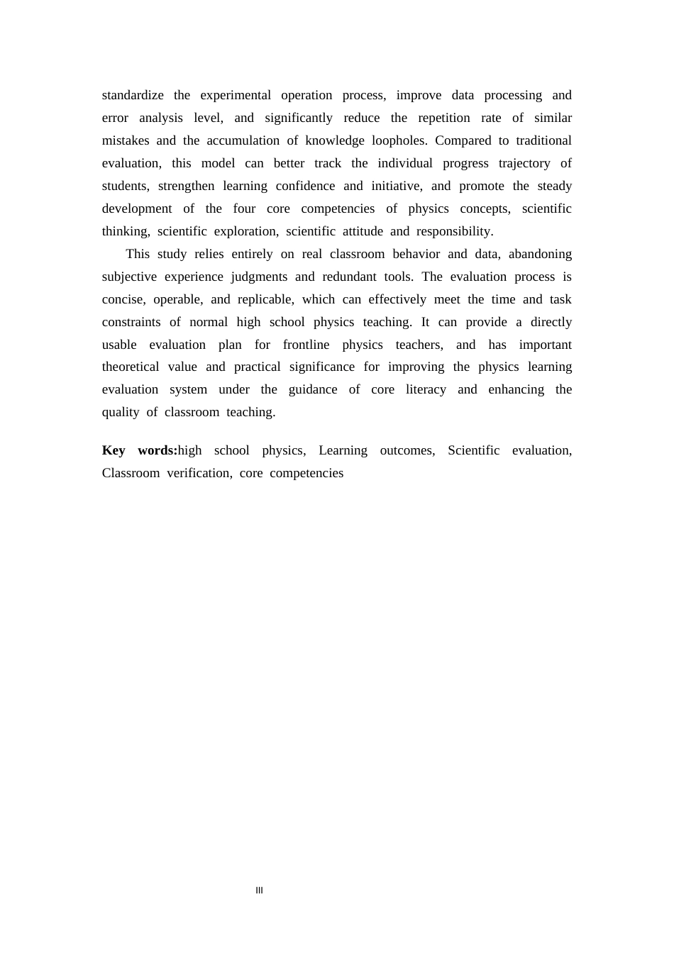 26年WH物理学(应用型) 高中物理课如何对学生的学习效果做出科学的评价研究4.23-AI8.73-约22073字符.docx_第3页