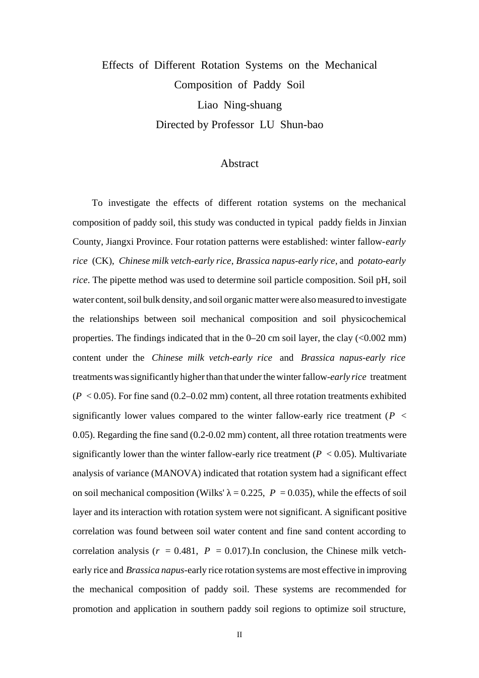 26年WH生物科学 不同轮作方式对土壤机械组成的影响研究14.79-AI1.49-约10512字符.docx_第2页
