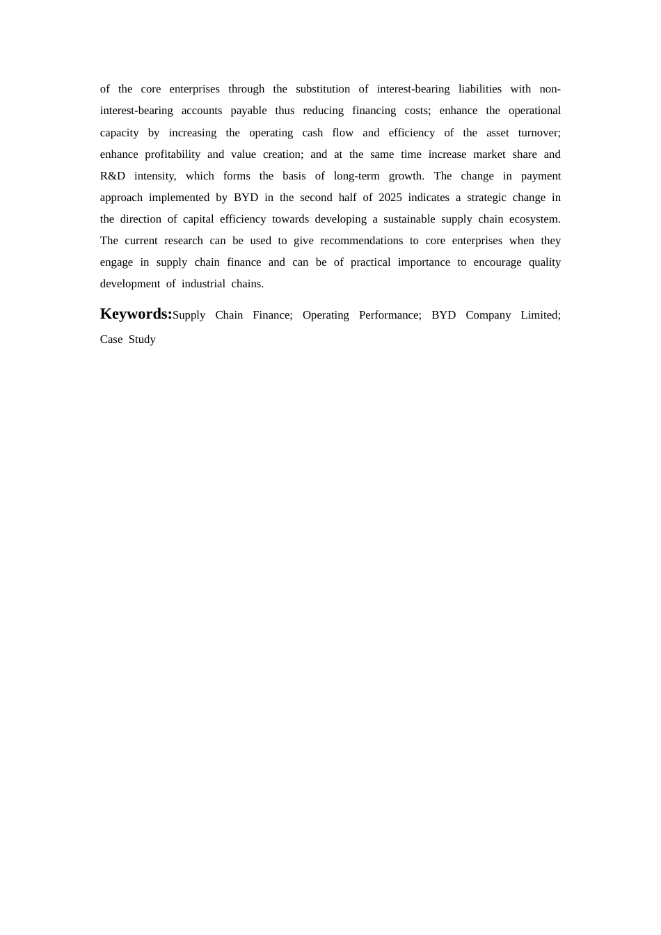 26年WH会计学 供应链金融视角下的经营绩效研究——以比亚迪公司为例19.06-AI5.66-约19225字符.docx_第2页