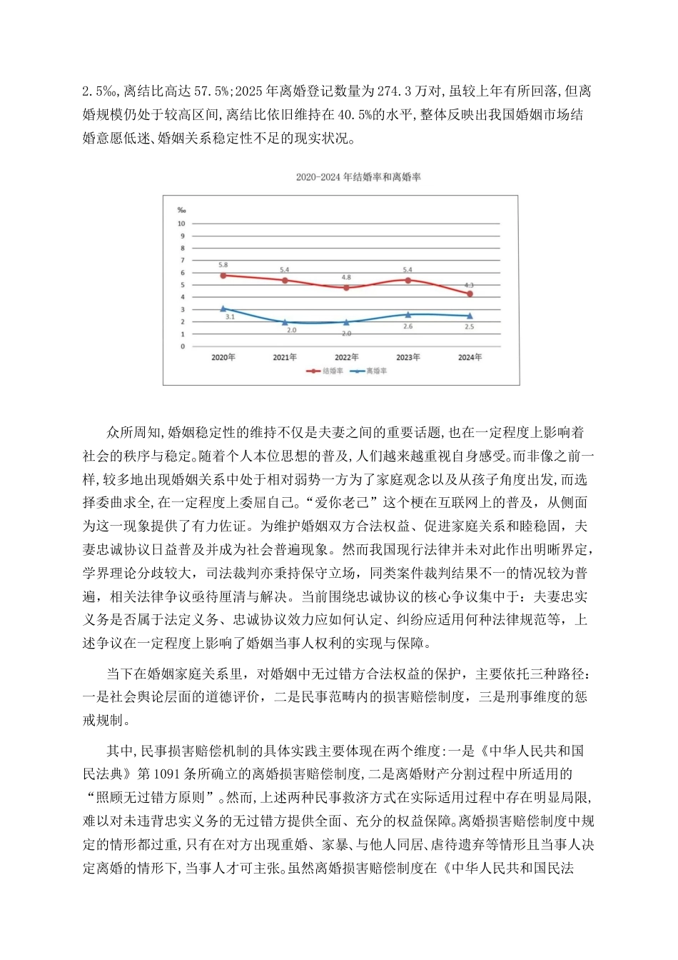 26年WH法学 夫妻间忠实协议效力认定研究11.81-AI27.74_1-约11018字符.docx_第2页