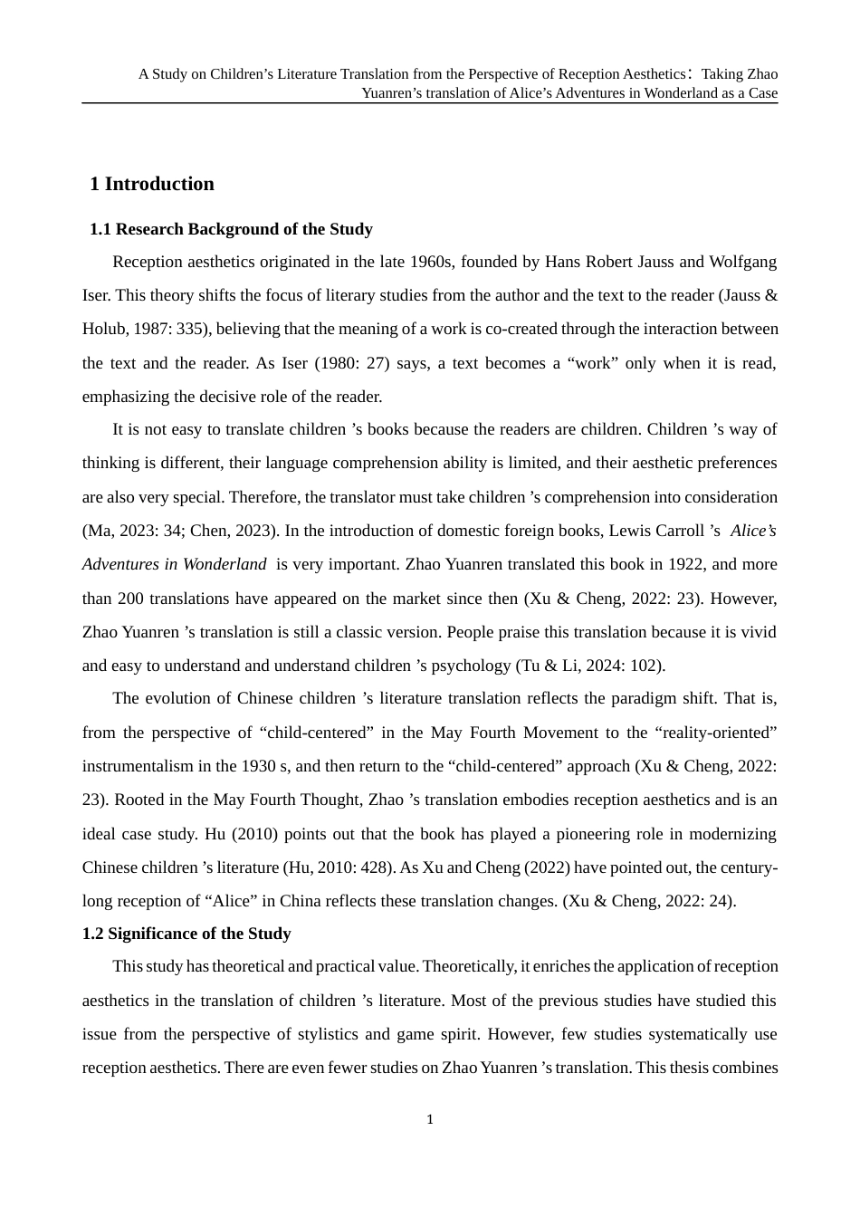 26年WH英语 接受美学视角下的儿童文学翻译研究--以赵元任翻译《爱丽丝梦游仙境》为例4.49-AI-约47551字符.docx_第5页