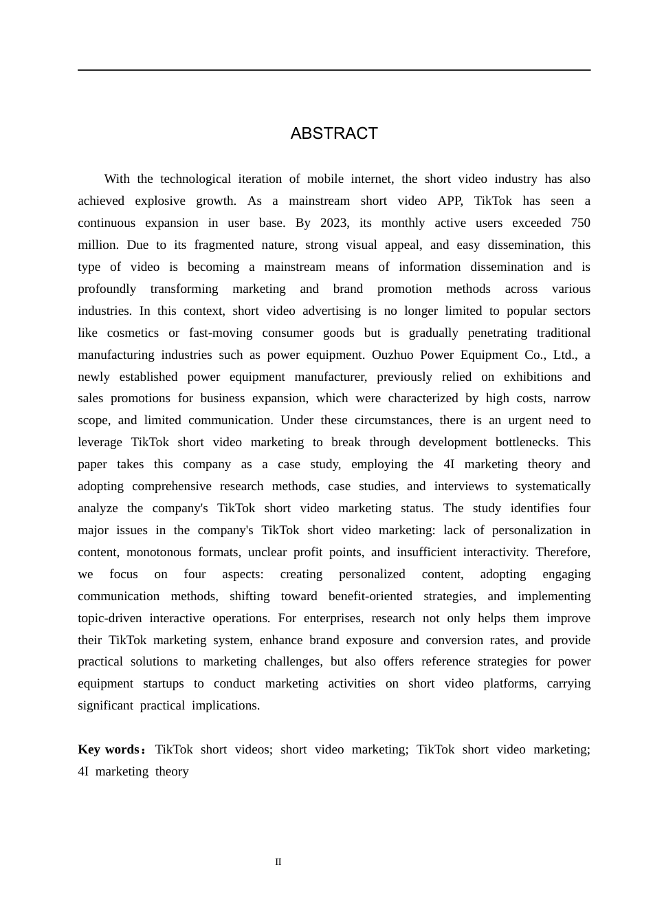 26年WH电子商务及法律（专升本） 欧卓电力器材有限公司抖音短视频营销策略研究3.94-AI24.68(15636字).docx_第3页
