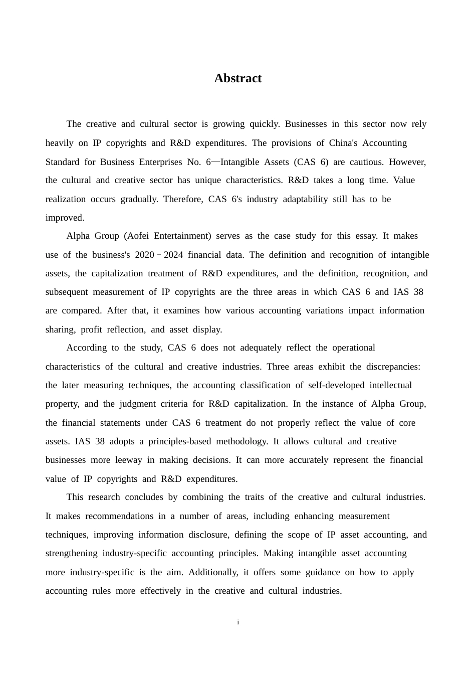 26年WH商务英语(国际会计) 中外会计准则对文创企业无形资产计量的差异研究-以奥飞娱乐IP 版权示例 0.79—A I25.49_1-约33891字符.docx_第5页