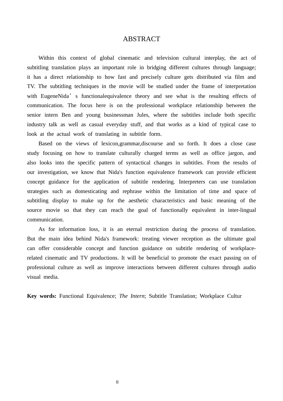 26年WH英语 功能对等理论下《实习生》字幕翻译研究(8540字).docx_第3页