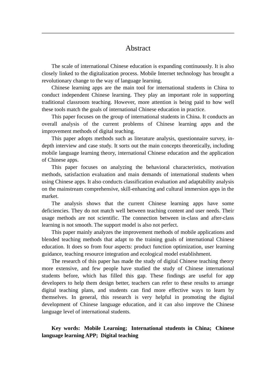 26年WH汉语国际教育 国际中文教育视域下来华留学生常用汉语学习APP的应用研究1.0-AI9.04_1-约18865字符.docx_第2页