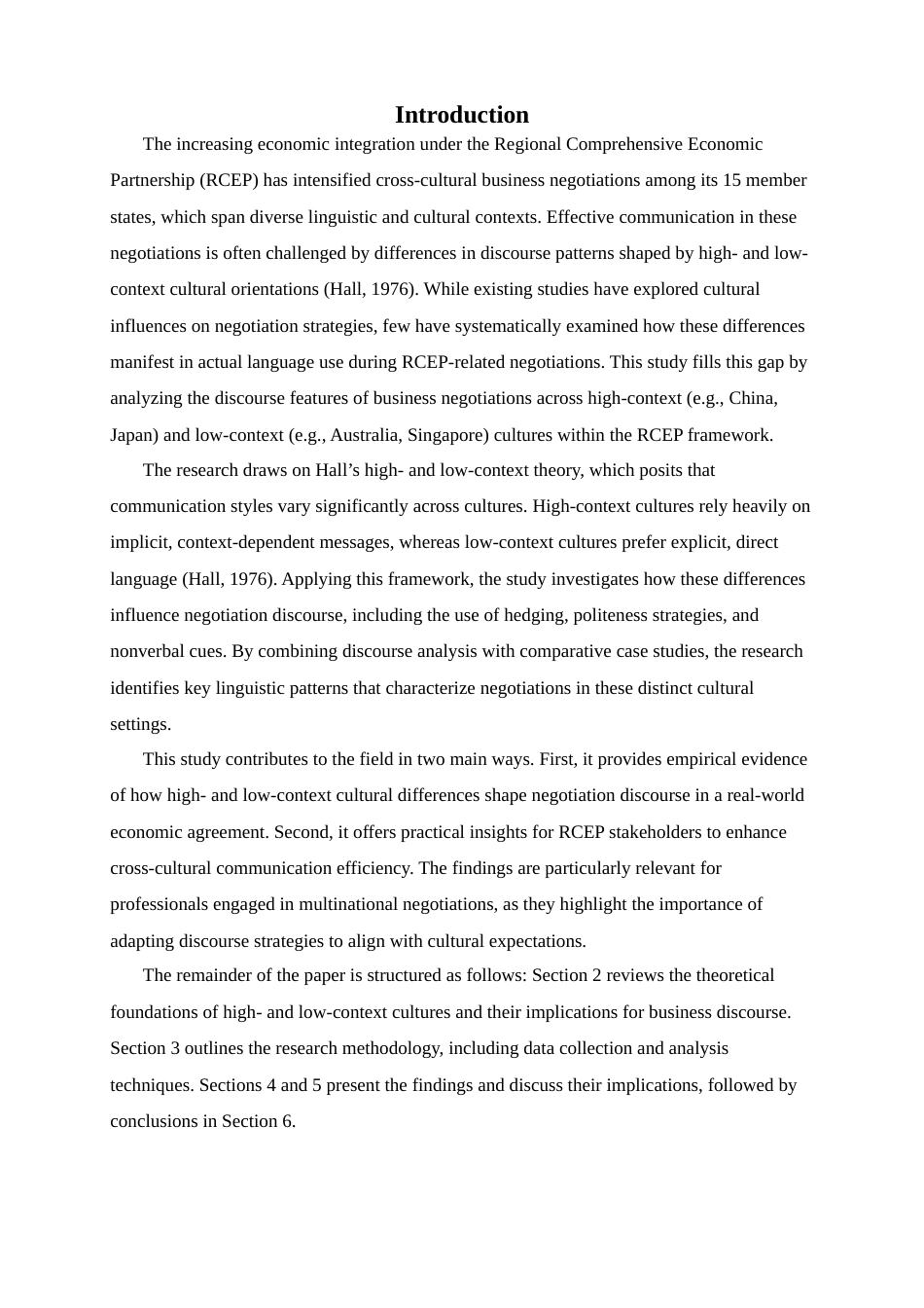 25年WP商务英语-高低语境视角下国际商务谈判语言分析——以RCEP成员国间谈判为例0-5237.docx_第5页