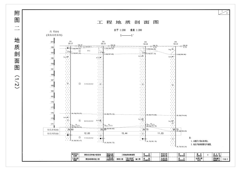 26年WP农业水利工程（专升本） 关于某涉河工程的防洪研究18.87-AI通过_附件图纸1.pdf_第2页