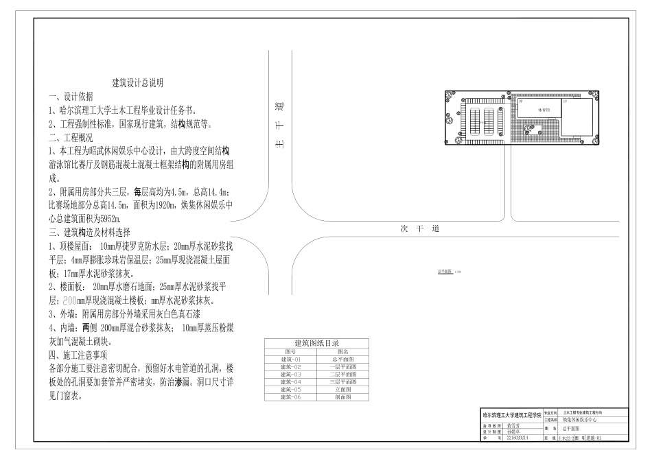 26年WP土木工程 焕集休闲娱乐中心设计 附件图纸.pdf_第1页