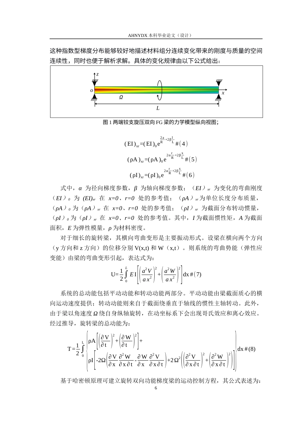 26年WP车辆工程 旋转双向功能梯度材料梁振动特性分析8.23-AI通过(10761字).docx_第9页