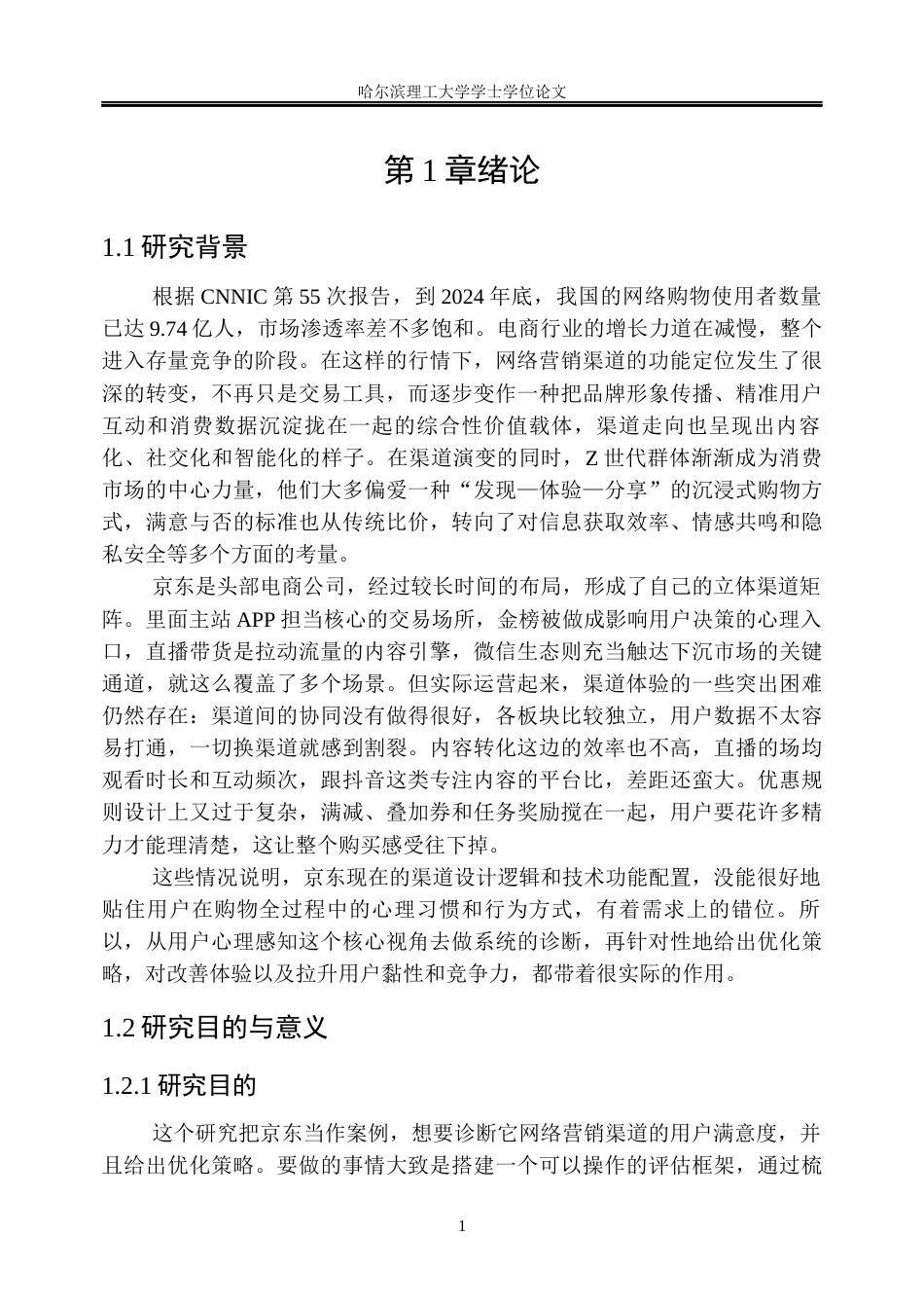 26年WP市场营销 京东网络营销渠道用户满意度提升策略研究4.84-AI16.14(41451字).docx_第7页
