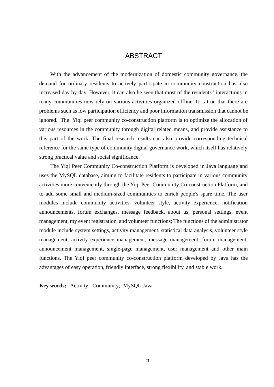 26年WP计算机科学与技术 基于Spring Boot的益起同行社区共建平台的设计与实现15.43-AI4.2_1(20653字).docx_第2页