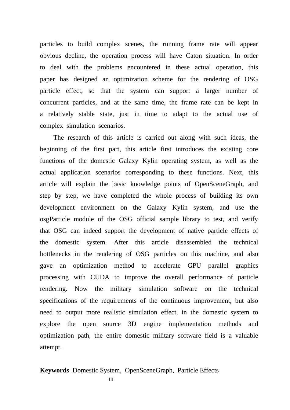 26年WP通信工程 国产麒麟系统下基于osg渲染引擎的粒子特效实现与优化1.68-AI1.73.docx_第3页