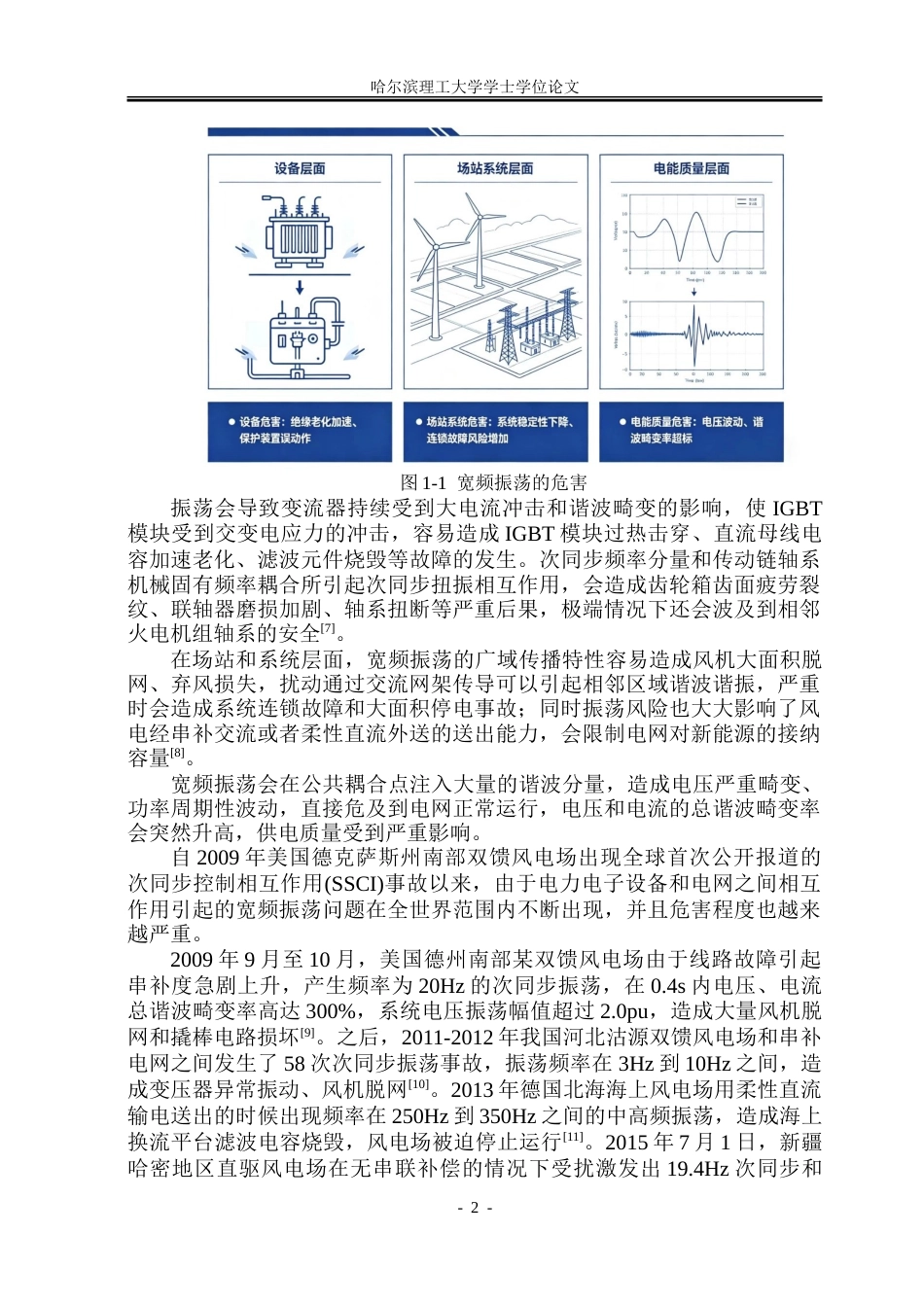 26年WP电气工程及其自动化 基于频率扫描的双馈风机并网宽频振荡阻抗特性分析7.24-AI6.63-约46083字符(31816字).doc_第7页