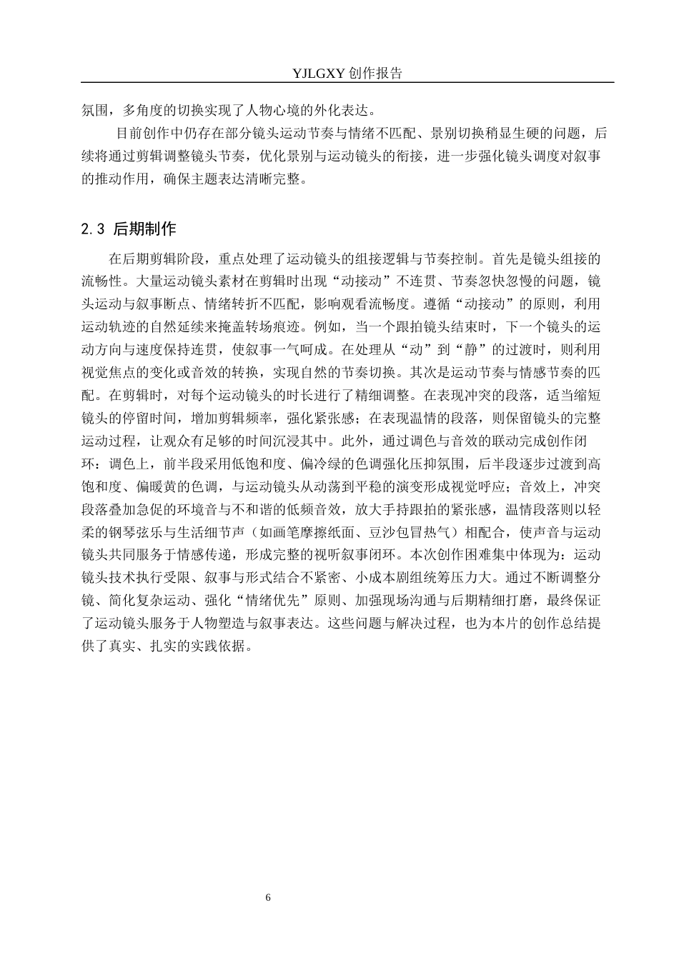 26年WP戏剧影视导演 毕业作品《绘出新天地》运动镜头对叙事作用-AI(23582字).docx_第9页