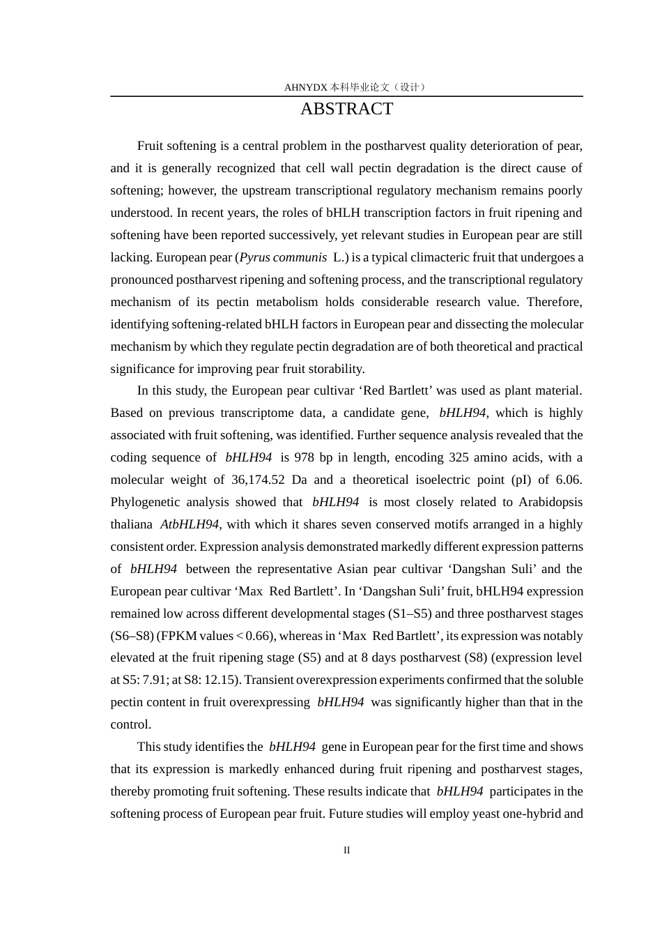 26年WP园艺 bHLH94基因克隆及调控西洋梨果实可溶性果胶含量的功能验证23.45-AI通过(13653字).docx_第4页